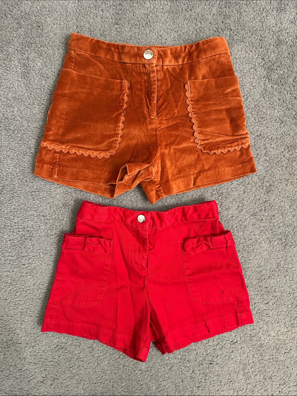 Girls’ Shorts Bundle- Rust & Red | (Jacadi)